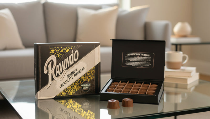 Rawmio 70% Dark Chocolate Bonbons, 24ea