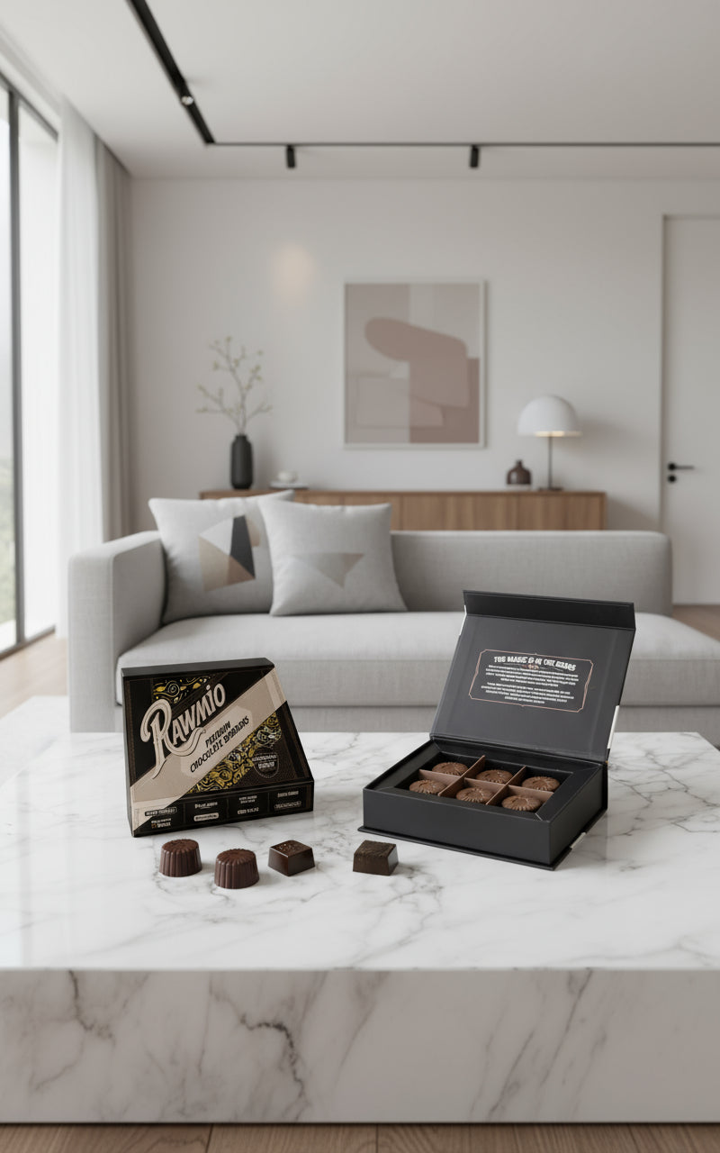 Rawmio Coconut Milk Chocolate Bonbons, 6ea