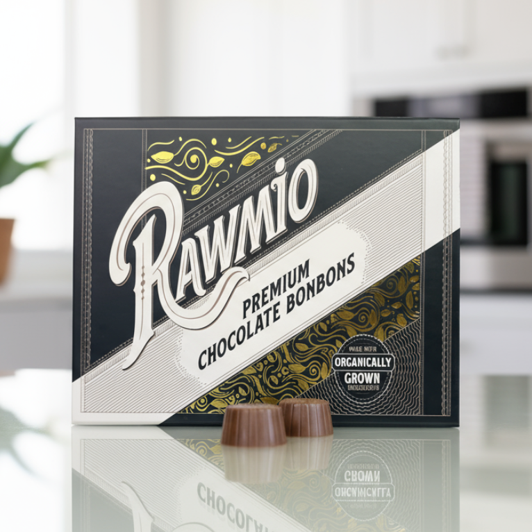 Rawmio 70% Dark Chocolate Bonbons, 12ea