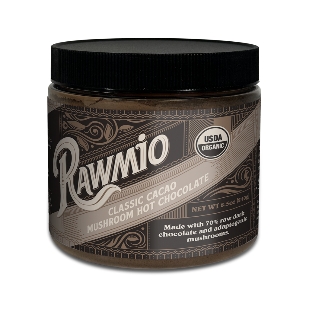 Classic Cacao Mushroom Hot Chocolate - Raw, Vegan, Gluten-Free