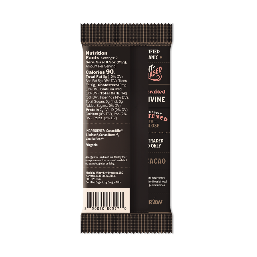 Premium Keto Dark Chocolate Bar - 65% Cacao
