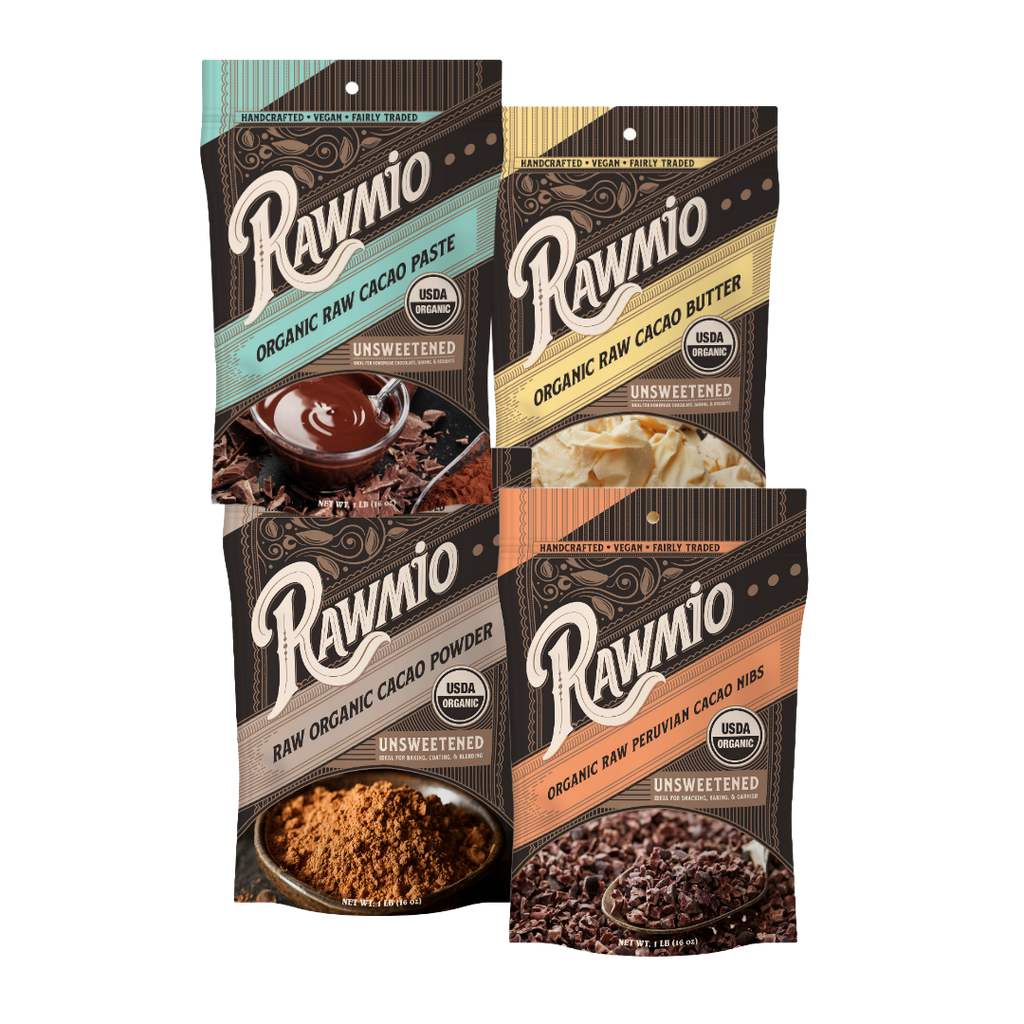  Rawmio Essential Mint Chocolate Bar - Organic, Raw, Chocolate,  70% Cacao, 1.1 oz. : Grocery & Gourmet Food