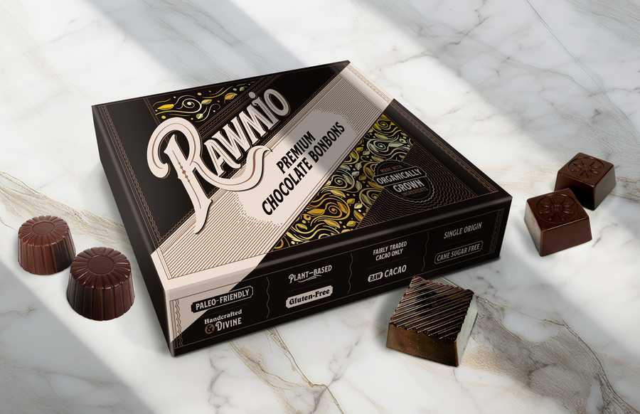 Rawmio Coconut Milk Chocolate Bonbons, 24ea