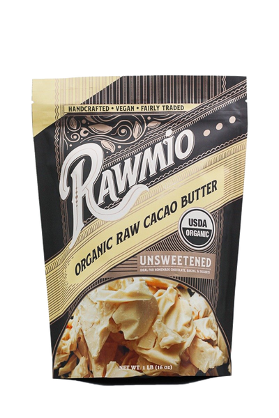 Raw Organic Peruvian Cacao Butter - 16 oz