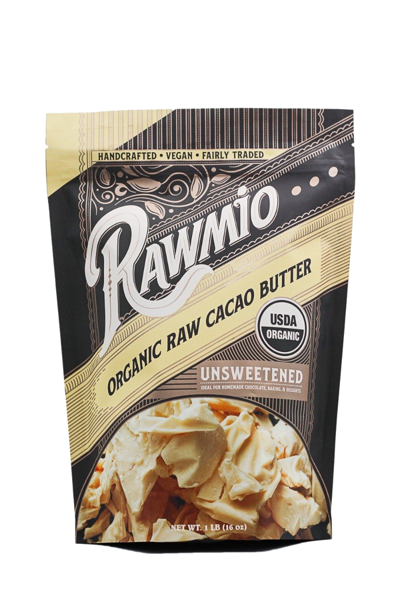 Raw Organic Peruvian Cacao Butter - 16 oz