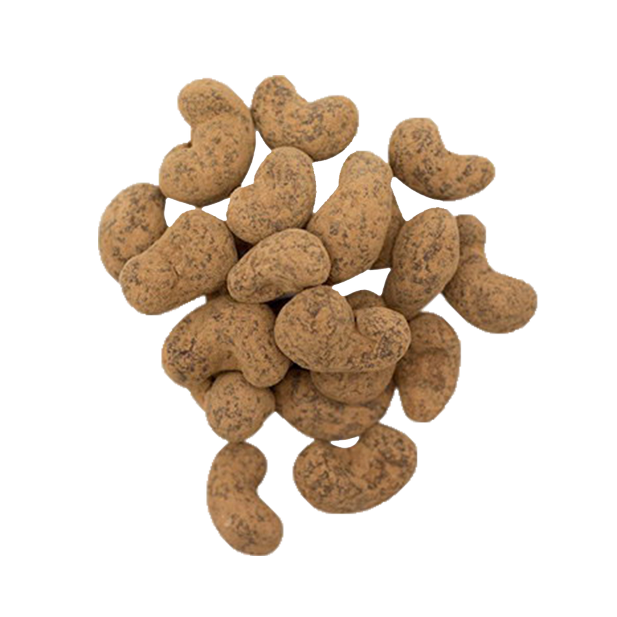 Delicious chocolate covered cashews