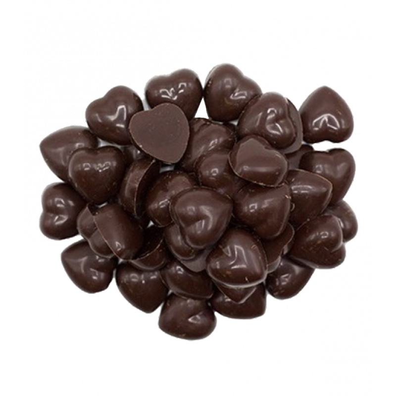 Raw Dark Chocolate Hearts