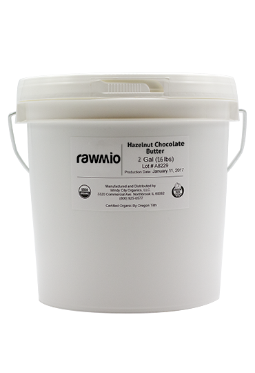 Rawmio Chocolate Hazelnut Butter - 2 Gallons